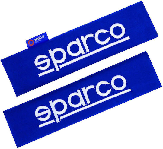 Sparco Μαξιλαράκια Ζώνης Αυτοκινήτου Μπλε 2τμχ