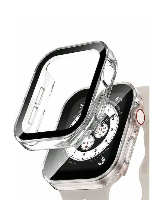 Прозрачен закален стъклен защитен калъф за Apple Watch 38mm