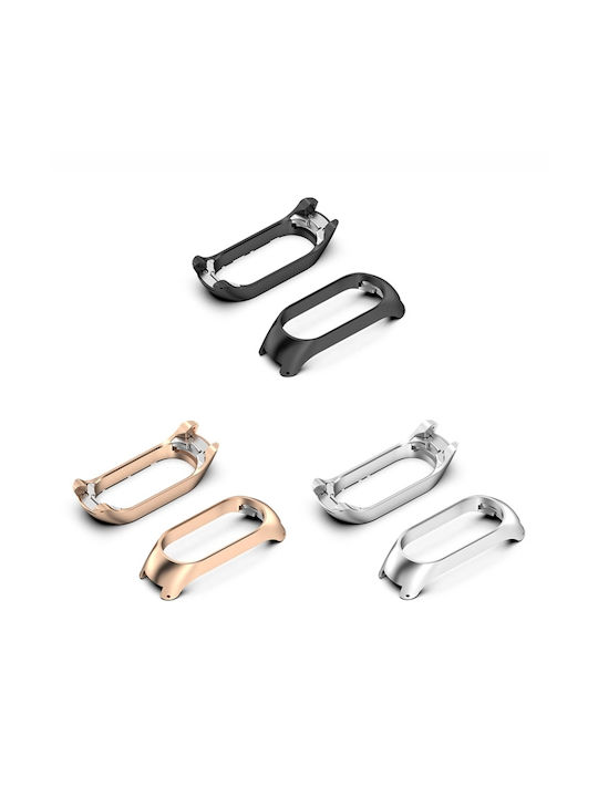 Xiaomi Mi Band 7 7 Nfc Metal Frame Watch Protective Case Rose Gold