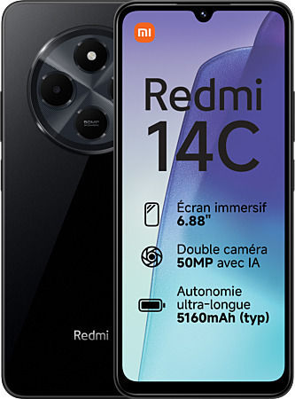 Xiaomi Redmi 14C NFC Dual SIM (8GB/256GB) Midnight Black | Skroutz.mt