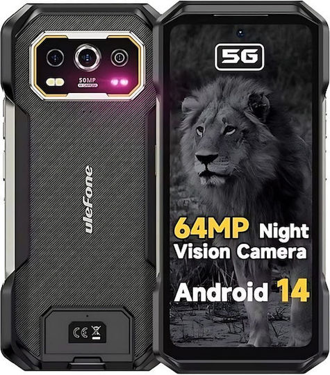 Ulefone Armor 27 Pro 5G Dual SIM (12/256GB) Ανθεκτικό Smartphone Μαύρο