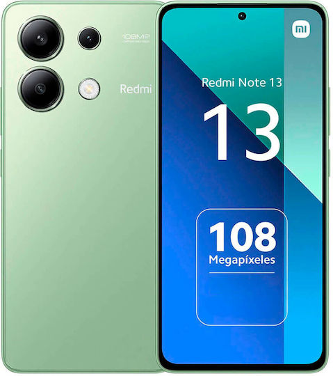 Xiaomi Redmi Note 13 4G NFC Dual SIM (8GB/512GB) Mint Green