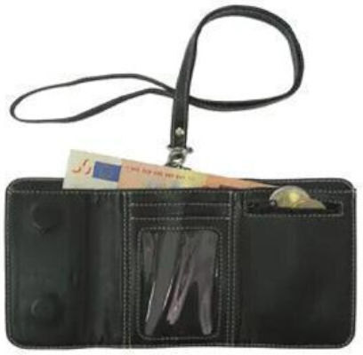 Volte-Tel Brieftasche mit Halsband Beutel Schwarz 8025198