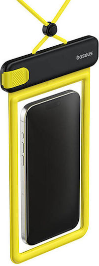 Baseus Deepdive Waterproof Case Αδιάβροχη Θήκη έως 7.2" Κίτρινο P60271600111-00