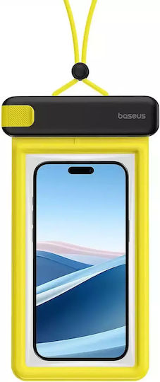 Baseus Deepdive Waterproof Case Αδιάβροχη Θήκη έως 7.2" Κίτρινο P60271600111-00