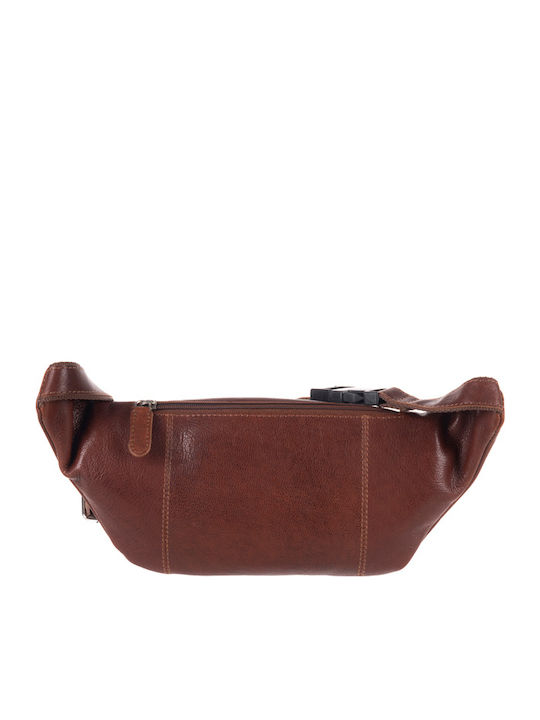 Leather Waist Bag Tabac Brown