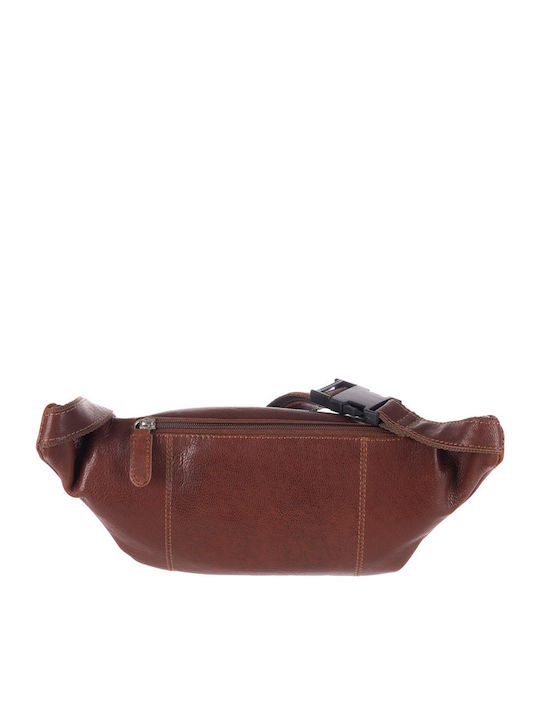 Leather Waist Bag Tabac Brown