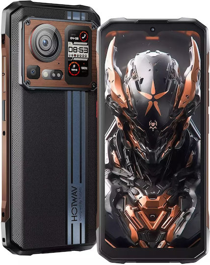 Hotwav Cyber 15 Dual-SIM (12GB/256GB) Widerstandsfähig Smartphone Brown Cyber