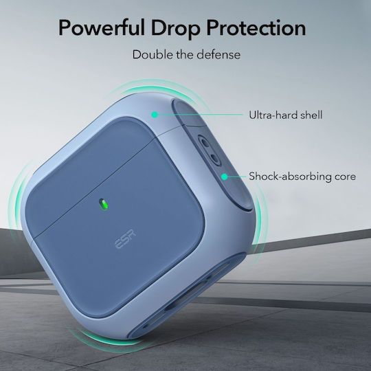 ESR Orbit Halolock Magsafe Hülle Silikon in Blau Farbe für Apple AirPods 4