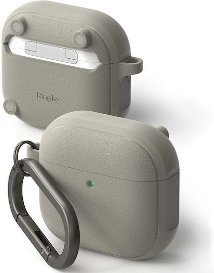 Ringke Onyx Case Silicone with Hook in Gray color for Apple AirPods 4