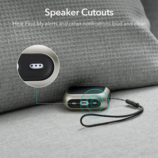 ESR Orbit Hybrid Halolock Θήκη Σιλικόνης σε Μαύρο χρώμα για Apple AirPods Pro 2