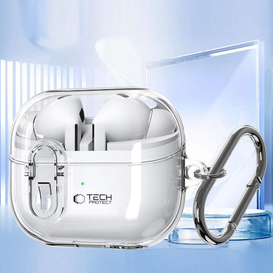 Tech-Protect Flexair Hülle Silikon in Transparent Farbe für Samsung Galaxy Buds 3 / 3 FE / 3 Pro
