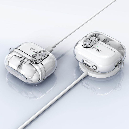 Tech-Protect Flexair Hülle Silikon in Transparent Farbe für Samsung Galaxy Buds 3 / 3 FE / 3 Pro
