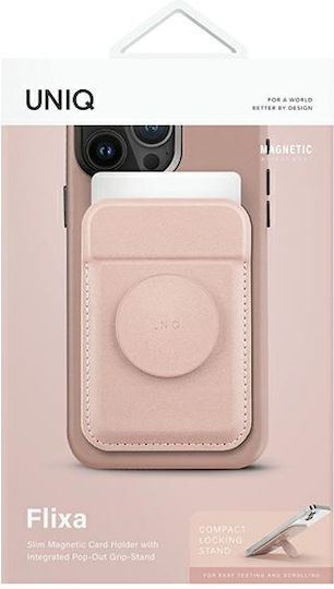 Uniq MagSafe Card Case Flixa in Pink color