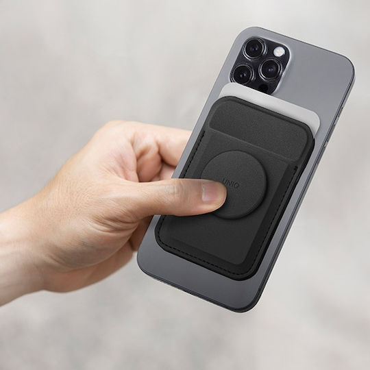 Uniq MagSafe Калъф за карти Flixa в Сив цвят