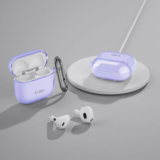 Tech-Protect Flexair Husă în culoarea Violet pentru Apple AirPods 4