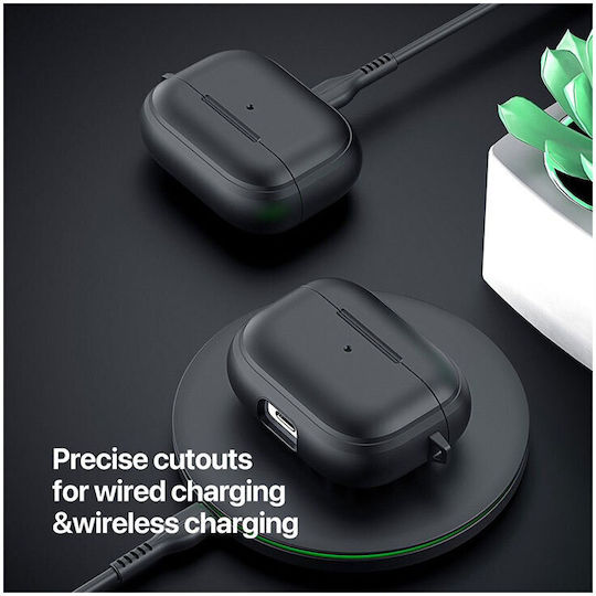Dux Ducis Θήκη Σιλικόνης σε Μαύρο χρώμα για Apple AirPods 3