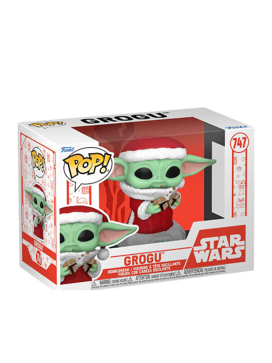 Funko Pop! Movies: Grogu with Christmas Cookie Bobble-Head