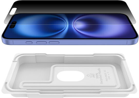 Belkin Screenforce Privacy Tempered Glass (iPhone 16 Plus/15 Plus/14 Pro Max)