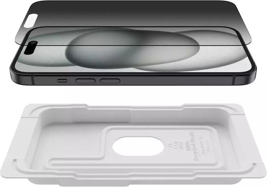 Belkin Screenforce Privacy Tempered Glass (iPhone 15, iPhone 14Pro)