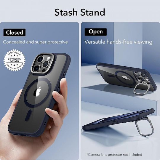 ESR Classic Hybrid Halolock Back Cover Σιλικόνης Μπλε (iPhone 15 Pro)