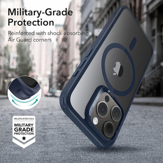 ESR Classic Hybrid Halolock Back Cover Σιλικόνης Μπλε (iPhone 15 Pro)