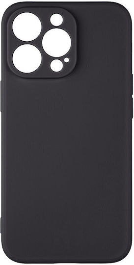 Obal:Me Umschlag Rückseite Silikon Schwarz (iPhone 13 Pro)