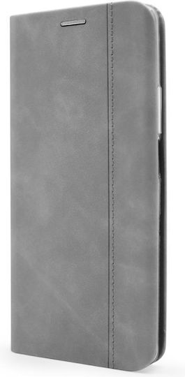iNOS S-folio Ne Book Δερματίνης Γκρι (Redmi 12 4G / Redmi 12 5G)