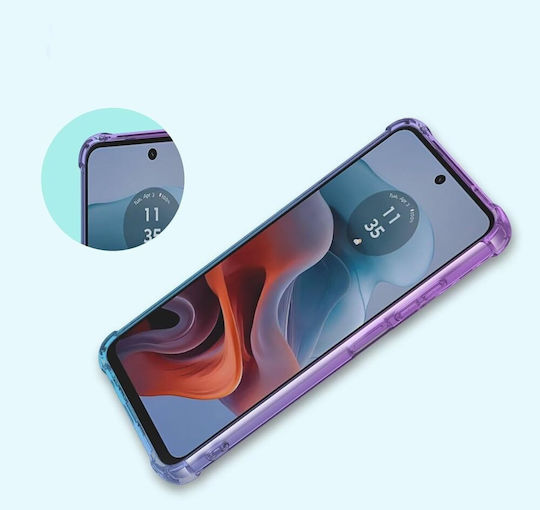 Back Cover Σιλικόνης Μωβ (Motorola Edge 50 Fusion 5G)