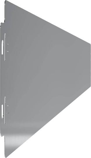 vidaXL Bordură de Grădină din Metal în Culoarea Argintiu 1.03m x 10cm