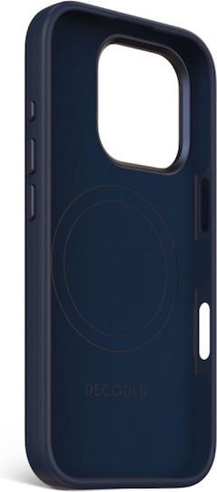 Decoded Umschlag Rückseite Silikon 1.2mm Marineblau (iPhone 17 Pro / iPhone 16 Pro)