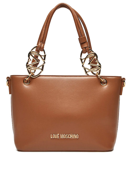 Moschino Women's Bag Shopper Shoulder Tabac Brown