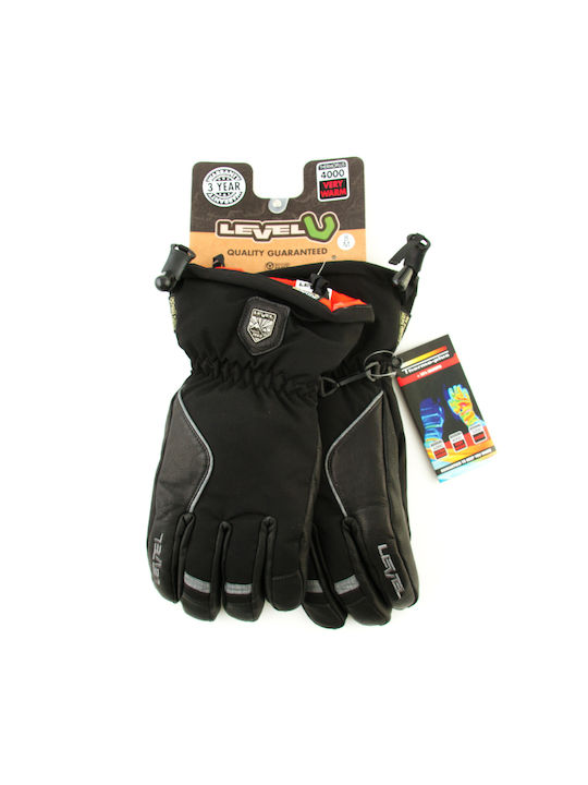 Level Piste 2074UG.01 Männer Ski- & Snowboardhandschuhe Schwarz