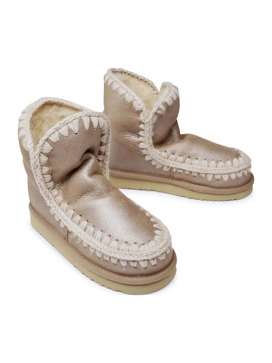 Eskimo Stiefeletten Damen Goldene
