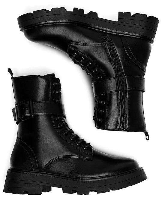 Stiefeletten Damen Schwarz