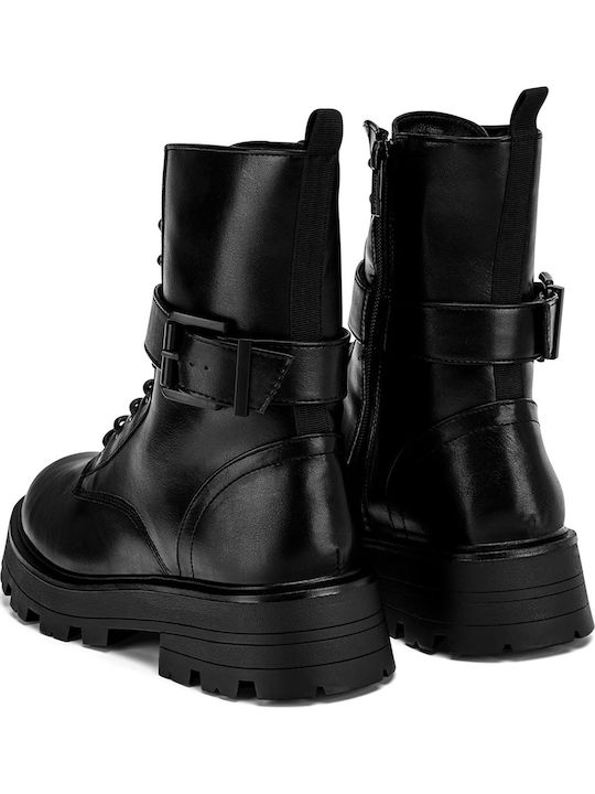 Stiefeletten Damen Schwarz