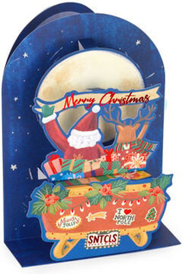 Legami Christmas Greeting Card Pop-up Sleigh