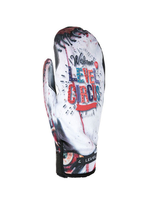 Level Rider Mittens Ανδρικά Γάντια Σκι & Snowboard Λευκά