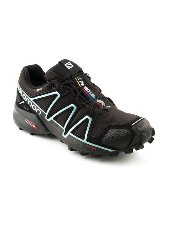 Speedcross 4 GTX Damen Sportschuhe Laufen Schwarz Wasserdicht mit Gore-Tex-Membran