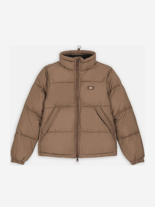 Alatna Κοντό Γυναικείο Puffer Μπουφάν για Χειμώνα Mushroom