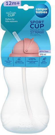 Canpol Babies Kleinkinderbecher aus Silikon Blau 370ml