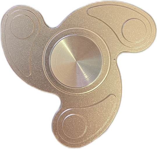Fidget Spinner Golden Three Leaves Χρυσό Σπίνερ