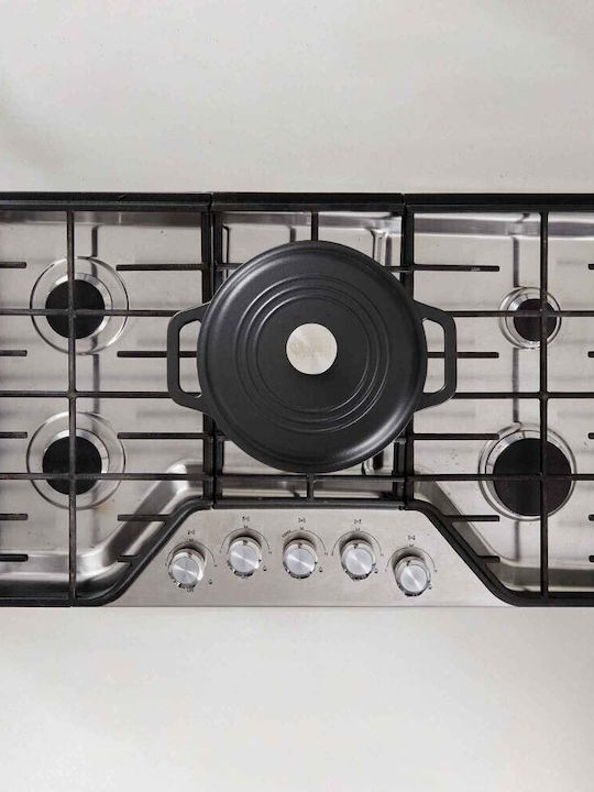 Victoria Dutch Oven Round Cast Iron 3.8lt 1pcs