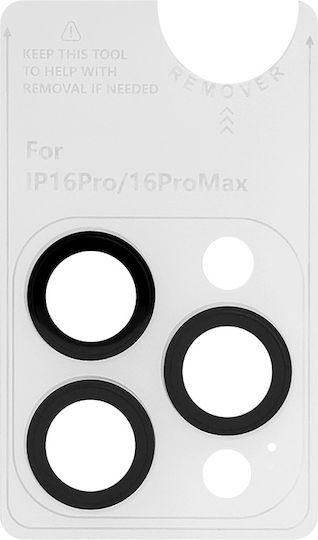 Powertech Προστασία Κάμερας Tempered Glass Διάφανο για το iPhone 16 Pro