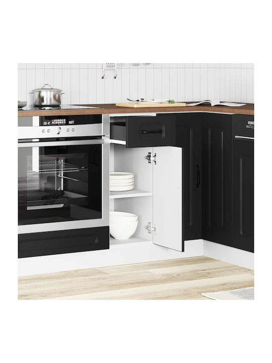 Kalmar Floor Cabinet Black 30x46x81.5pcs