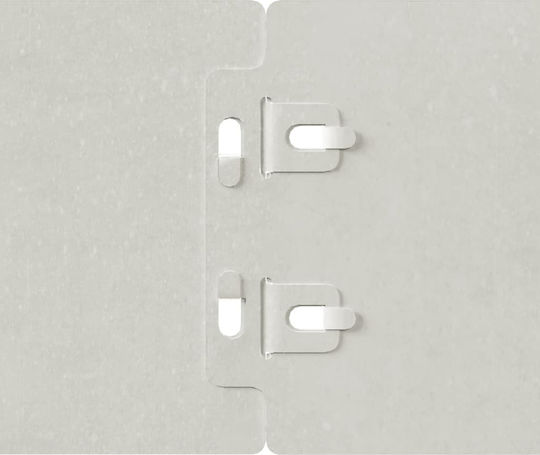 vidaXL Gardă Viu De Grădină În Culoare Argintie 1.03m x 10cm 50 Bucăți
