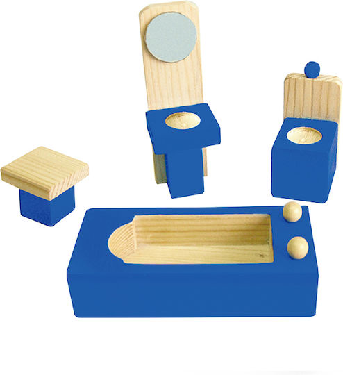 Viga Toys Ξύλινο Κουκλόσπιτο 26.5εκ.