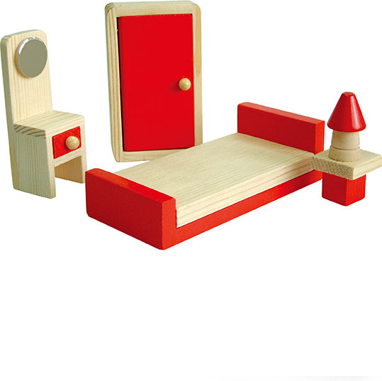Viga Toys Ξύλινο Κουκλόσπιτο 26.5εκ.