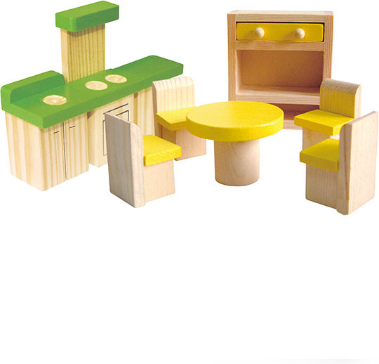 Viga Toys Ξύλινο Κουκλόσπιτο 26.5εκ.