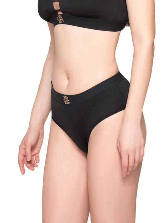 Hipster Γυναικεία Slip 2Pack Μπλε-μάυρο